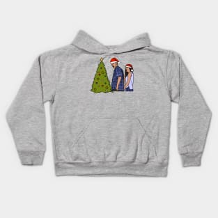 Distracted Boyfriend Easily Distracted by Christmas Memes Kids Hoodie